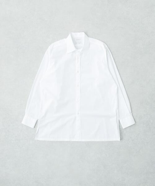 URBAN RESEARCH(アーバンリサーチ)の「new basic DJA SQUARE CUT SHIRT(シャツ/ブラウス・メンズ・ホワイト/ブルー系その他/パープル・X-LARGE/LARGE/MEDIUM)」の1枚目の写真