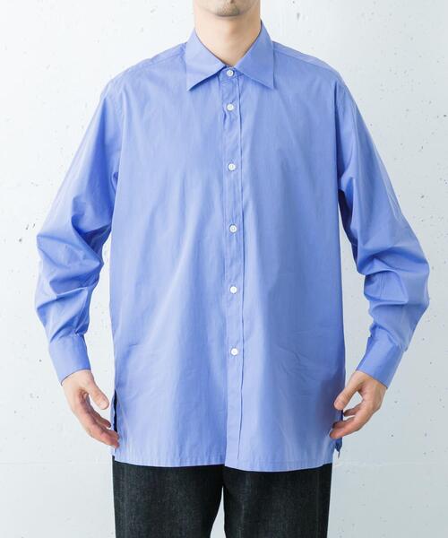 URBAN RESEARCH(アーバンリサーチ)の「new basic DJA SQUARE CUT SHIRT(シャツ/ブラウス・メンズ・ホワイト/ブルー系その他/パープル・X-LARGE/LARGE/MEDIUM)」の15枚目の写真