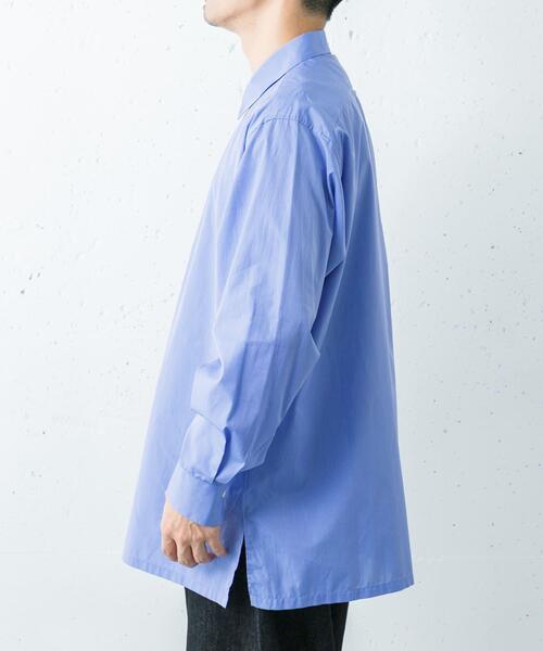URBAN RESEARCH(アーバンリサーチ)の「new basic DJA SQUARE CUT SHIRT(シャツ/ブラウス・メンズ・ホワイト/ブルー系その他/パープル・X-LARGE/LARGE/MEDIUM)」の14枚目の写真