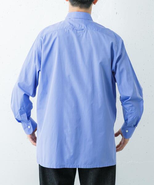 URBAN RESEARCH(アーバンリサーチ)の「new basic DJA SQUARE CUT SHIRT(シャツ/ブラウス・メンズ・ホワイト/ブルー系その他/パープル・X-LARGE/LARGE/MEDIUM)」の13枚目の写真