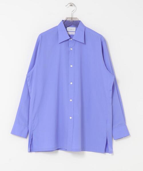 URBAN RESEARCH(アーバンリサーチ)の「new basic DJA SQUARE CUT SHIRT(シャツ/ブラウス・メンズ・ホワイト/ブルー系その他/パープル・X-LARGE/LARGE/MEDIUM)」の12枚目の写真