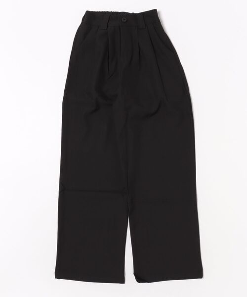 Ritzy(リッツィー)の「ハイウエスト プリーツワイドパンツ(その他パンツ・レディース・グレー/カーキ/ブラック・M/L)」の7枚目の写真