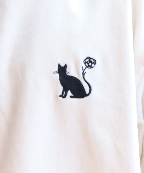 8(eight)(エイト)の「ストレッチカルゼワンポイント刺繍スウェット(スウェット・メンズ・カーキ/アイボリー/チャコールグレー・MEDIUM/LARGE)」の19枚目の写真