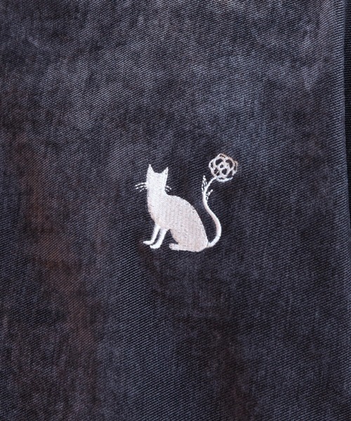 8(eight)(エイト)の「ストレッチカルゼワンポイント刺繍スウェット(スウェット・メンズ・カーキ/アイボリー/チャコールグレー・MEDIUM/LARGE)」の20枚目の写真