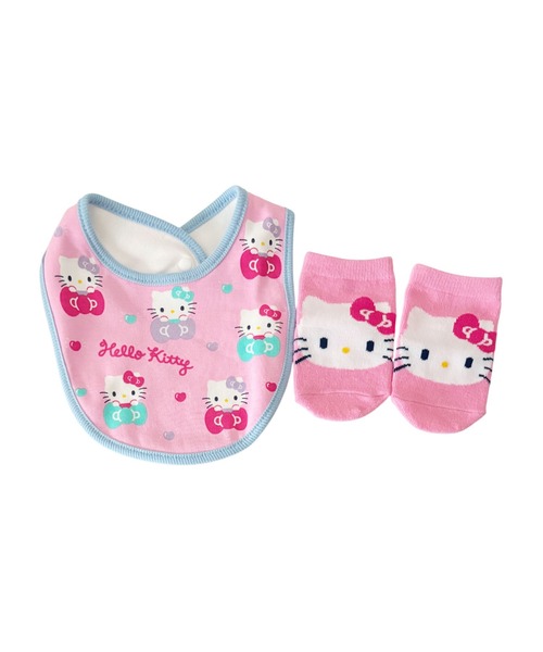 sanrio(サンリオ)の「【 sanrio 】 サンリオキャラクターズ ベビーセット 25F9(スタイ/よだれかけ・レディース・ライトパープル/ピンク系その他2/ピンク系その他/ライトグリーン・FREE)」の3枚目の写真
