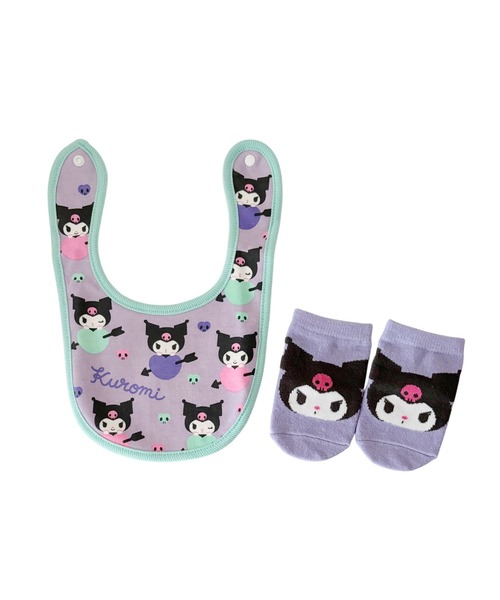 sanrio(サンリオ)の「【 sanrio 】 サンリオキャラクターズ ベビーセット 25F9(スタイ/よだれかけ・レディース・ライトパープル/ピンク系その他2/ピンク系その他/ライトグリーン・FREE)」の8枚目の写真