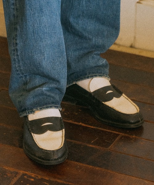 未使用✨ケンフォード　ローファー　ペイズリー　K004 27cm 3E 未使用級✨KENFORD ケンフォード ペイズリー レザー ローファー