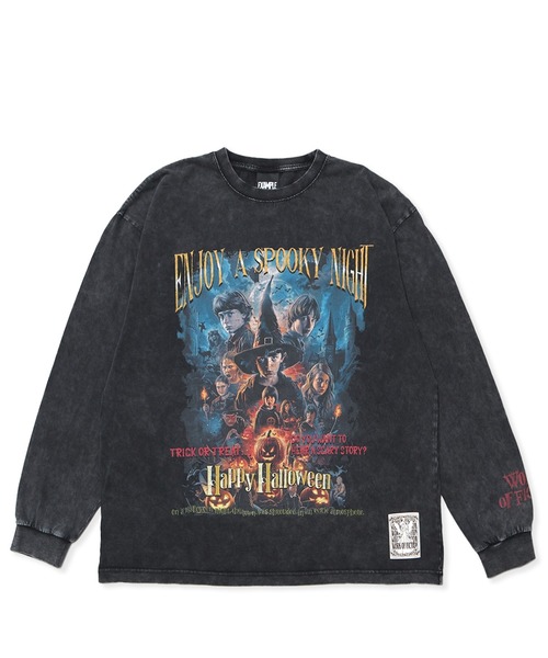 EXAMPLE(エグザンプル)の「EXAMPLE ”WORK OF FICTION” HAPPY HALLOWEEN L/S TEE(Tシャツ/カットソー・メンズ・ブラック系その他・L/M/XXL/XL)」の12枚目の写真