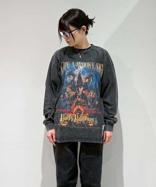 EXAMPLE(エグザンプル)の「EXAMPLE ”WORK OF FICTION” HAPPY HALLOWEEN L/S TEE(Tシャツ/カットソー・メンズ・ブラック系その他・L/M/XXL/XL)」の18枚目の写真