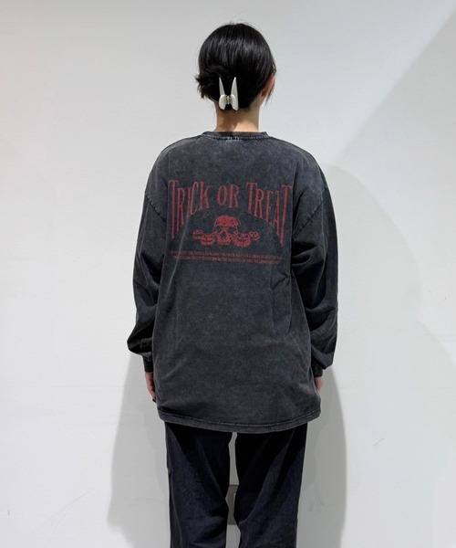 EXAMPLE(エグザンプル)の「EXAMPLE ”WORK OF FICTION” HAPPY HALLOWEEN L/S TEE(Tシャツ/カットソー・メンズ・ブラック系その他・L/M/XXL/XL)」の16枚目の写真