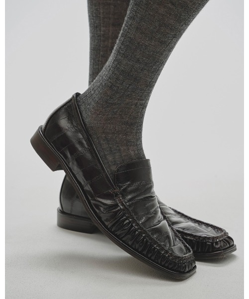 TODAYFUL Squaretoe Gather Loafers 12521007（その他シューズ