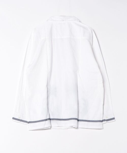 チャイハネ(チャイハネ)の「【チャイハネ】アイララMEN'S刺繍シャツ(シャツ/ブラウス・メンズ・パープル/ホワイト・FREE)」の3枚目の写真