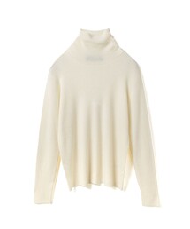 mizuiroind | mizuiro ind ボタン付きリブハイネックプルオーバー(ニット/セーター)