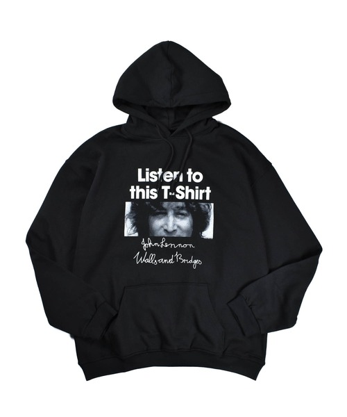 ROCK-OFF(ロックオフ)の「【ROCK-OFF】【AW】JOHN LENNON LISTEN TO THIS HOODIE(パーカー・メンズ・ブラック・MEDIUM/LARGE/X-LARGE)」の7枚目の写真