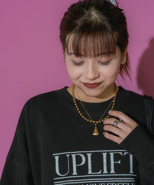 JEANASIS（ジーナシス）の「【MIKU企画】2WAYチャームネックレス/599710（ネックレス・レディース・シルバー/ゴールド・FREE）」の8枚目の写真