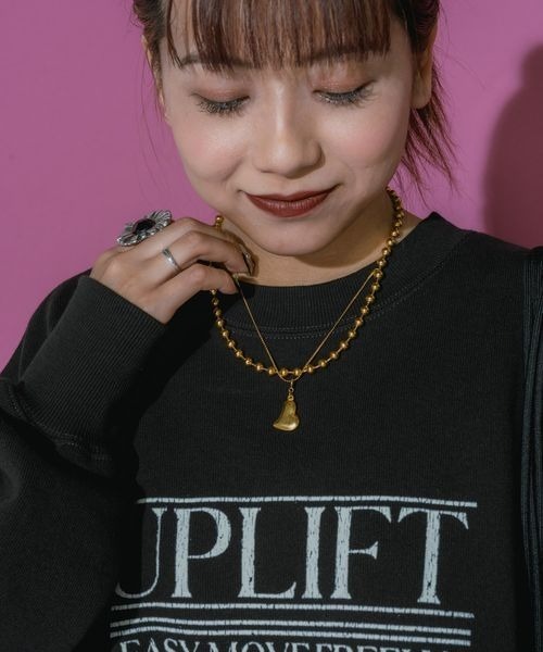 JEANASIS（ジーナシス）の「【MIKU企画】2WAYチャームネックレス/599710（ネックレス・レディース・シルバー/ゴールド・FREE）」の7枚目の写真