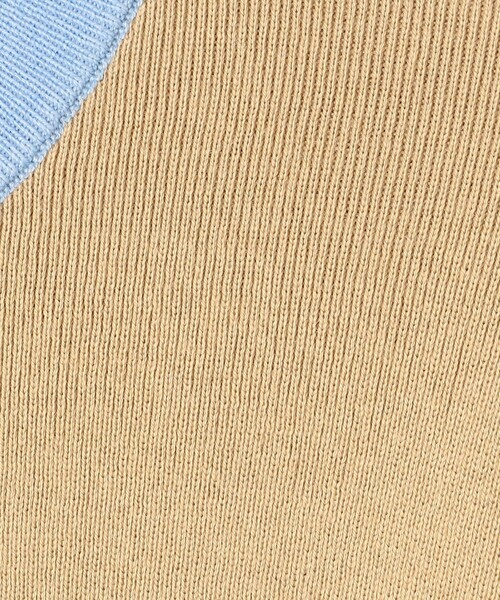 caban(キャバン)の「コットンカシミヤ バイカラークルーネックカーディガン(カーディガン/ボレロ・レディース・ボルドー/レッド系その他/ベージュ/ブルー系その他/コーラル・FREE)」の14枚目の写真