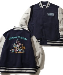 Disney(ディズニー)の【Disney/ディズニー】アートワークデザイン フリースボンディング スタジャン(スタジャン)