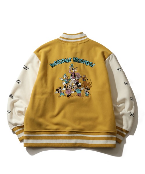 Disney(ディズニー)の「【Disney/ディズニー】アートワークデザイン フリースボンディング スタジャン(スタジャン・レディース・ネイビー/グリーン/マスタード/ダークグレー・L/M)」の12枚目の写真