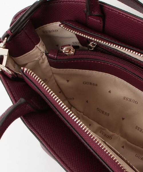 【ブラック(BLA)】GUESS ショルダーバッグ サッチェル (W)BOLENA Mini Satchel Black Bolena Mini Satchel | GUESS