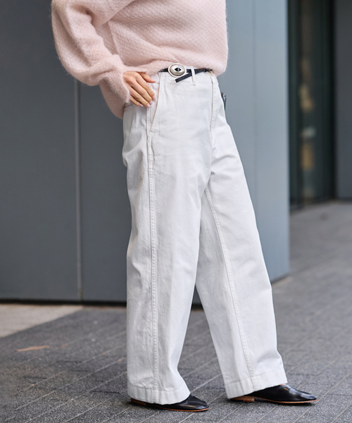 FRAMeWORK CHINOパンツ　ホワイト 38 FRAMeWORK CHINOパンツ ホワイト 38