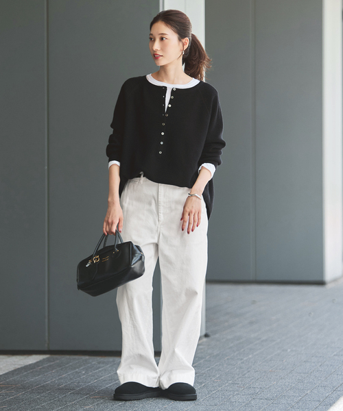 FRAMeWORK OVER SIZED CHINO パンツ　ベージュ FRAMeWORK チノパン 「追加」OVER SIZED CHINO パンツ 3 レディース