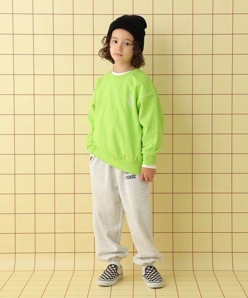 LEPSIM(レプシィム)の「【KIDS】裏毛プリントスウェットプルオーバー 598345(スウェット・キッズ・グレー/ライトグリーン/アイボリー・130/140/120)」の18枚目の写真