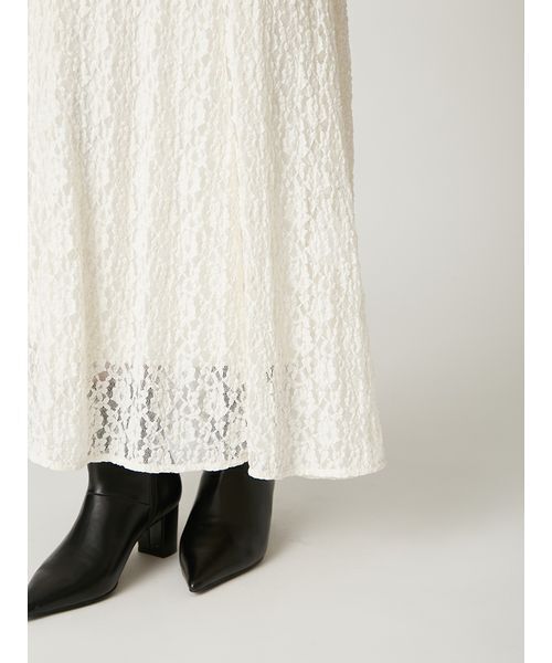 セール】ストレッチレースポロカラーワンピース（ワンピース）｜FRAY