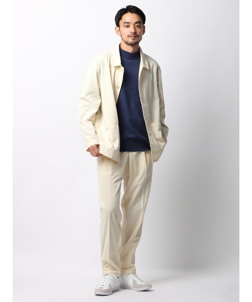SUIT SQUARE(スーツスクエア)の「タックイージーパンツ ストレッチ 防シワ コーデュロイ 無地 裾上げ済み(スラックス・メンズ・ブラック/ホワイト・L/M/S/LL)」の3枚目の写真