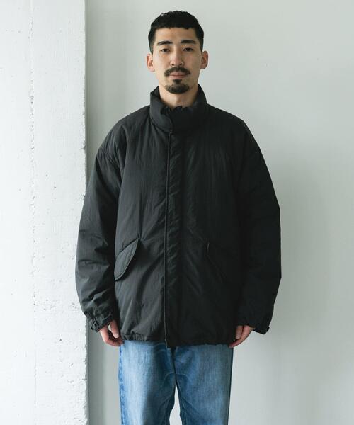 URBAN RESEARCH DOORS(アーバンリサーチドアーズ)の「中綿ショートモッズコート(モッズコート・メンズ・チャコールグレー/オリーブ/ブラック・LARGE/MEDIUM)」の17枚目の写真