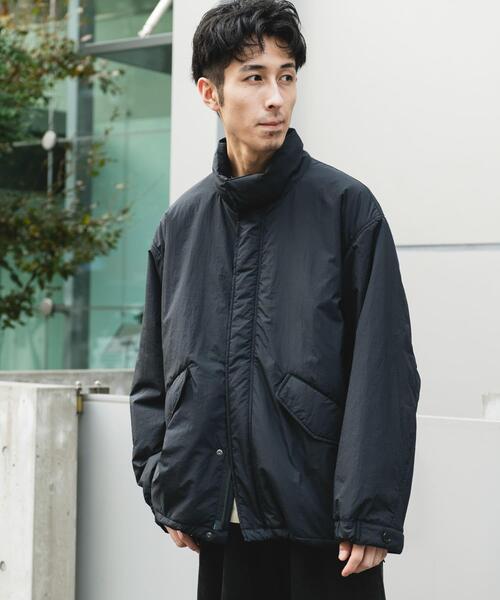 URBAN RESEARCH DOORS(アーバンリサーチドアーズ)の「中綿ショートモッズコート(モッズコート・メンズ・チャコールグレー/オリーブ/ブラック・LARGE/MEDIUM)」の11枚目の写真