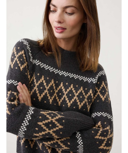 モスキーノ ニットワンピース イタリア製 モヘヤ混 4フェアアイル柄 セール】BANANA REPUBLIC FACTORY STORE フェアアイル ノルディック