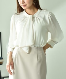 INTERPLANET | 【UV・接触冷感】ポーラチーフタイ袖２ＷＡＹブラウス(シャツ/ブラウス)