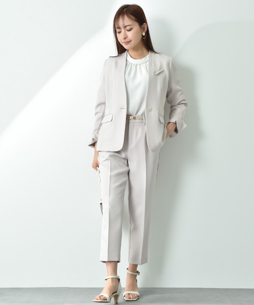 INTERPLANET（インタープラネット）の「【UV・接触冷感】ポーラチーフタイ袖２ＷＡＹブラウス（シャツ/ブラウス・レディース・ベージュ/オフホワイト/ブラック・FREE）」の14枚目の写真