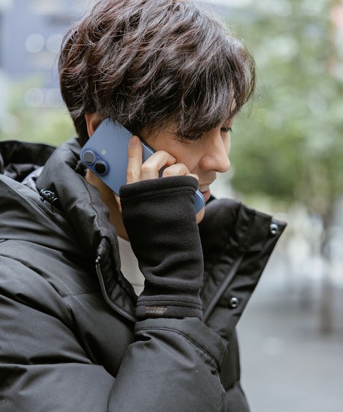 GLOBAL WORK（グローバルワーク）の「フリースハンドウォーマー/606779（手袋・メンズ・グレー/ブラック/ベージュ・ONE SIZE）」の6枚目の写真