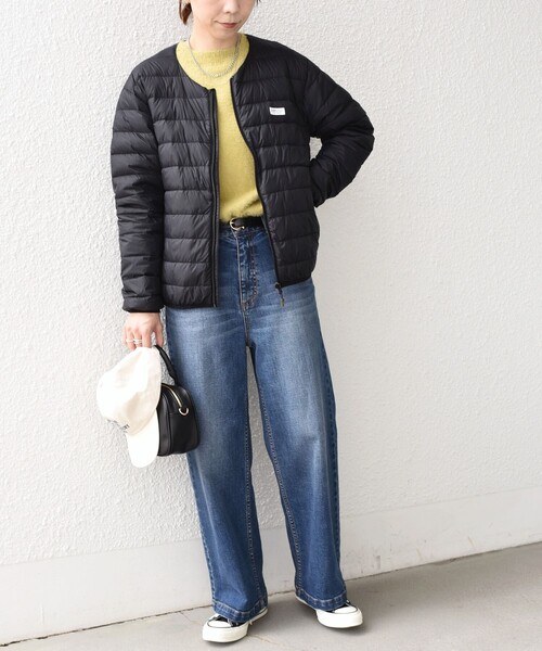 SHIPS Colors（シップス カラーズ）の「【SHIPS Colors別注】FIRST DOWN:〈撥水・洗濯機可能〉 ライト ダウン（ダウンジャケット/コート・レディース・ブラック/ベージュ/オレンジ・ONE SIZE）」の11枚目の写真