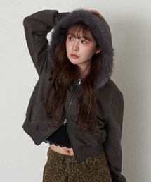 RAY CASSIN（レイカズン）の「ファー付フードパーカー（パーカー）」