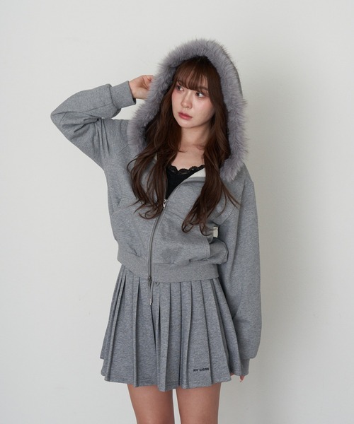 RAY CASSIN(レイカズン)の「ファー付フードパーカー(パーカー・レディース・グレー/チャコールグレー/ブラウン・FREE)」の18枚目の写真