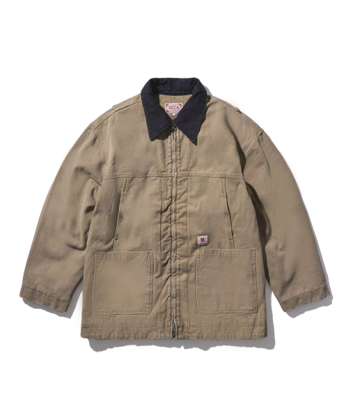 AECA(エイカ)の「AECA VINTAGE PIGMENT FIELD PARKA-BEIGE(デニムジャケット・レディース・その他・LARGE/MEDIUM/SMALL)」の1枚目の写真