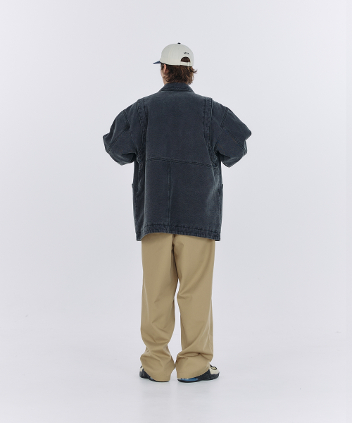 AECA(エイカ)の「AECA VINTAGE PIGMENT FIELD PARKA-BEIGE(デニムジャケット・レディース・その他・LARGE/MEDIUM/SMALL)」の7枚目の写真