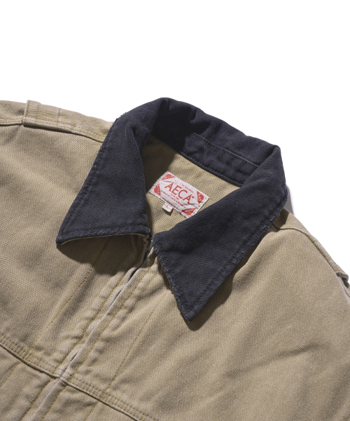 AECA(エイカ)の「AECA VINTAGE PIGMENT FIELD PARKA-BEIGE(デニムジャケット・レディース・その他・LARGE/MEDIUM/SMALL)」の6枚目の写真