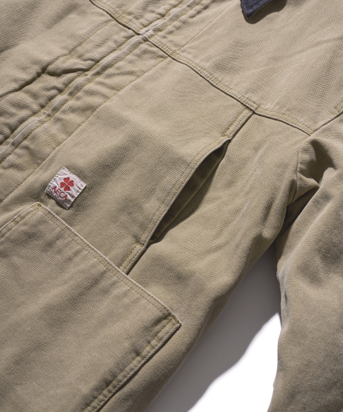 AECA(エイカ)の「AECA VINTAGE PIGMENT FIELD PARKA-BEIGE(デニムジャケット・レディース・その他・LARGE/MEDIUM/SMALL)」の5枚目の写真