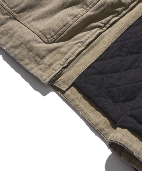 AECA(エイカ)の「AECA VINTAGE PIGMENT FIELD PARKA-BEIGE(デニムジャケット・レディース・その他・LARGE/MEDIUM/SMALL)」の3枚目の写真