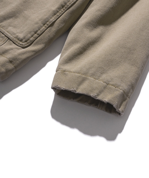 AECA(エイカ)の「AECA VINTAGE PIGMENT FIELD PARKA-BEIGE(デニムジャケット・レディース・その他・LARGE/MEDIUM/SMALL)」の2枚目の写真