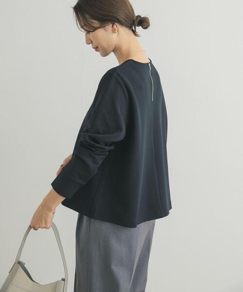 URBAN RESEARCH DOORS（アーバンリサーチドアーズ）の「『UR TECH』ジョーゼットバックZIPPO（Tシャツ/カットソー・レディース・ネイビー/ベージュ系その他・FREE）」の2枚目の写真