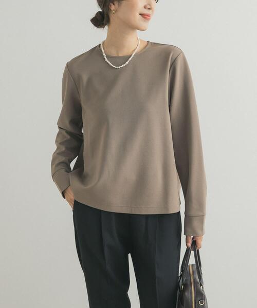 URBAN RESEARCH DOORS（アーバンリサーチドアーズ）の「『UR TECH』ジョーゼットバックZIPPO（Tシャツ/カットソー・レディース・ネイビー/ベージュ系その他・FREE）」の5枚目の写真