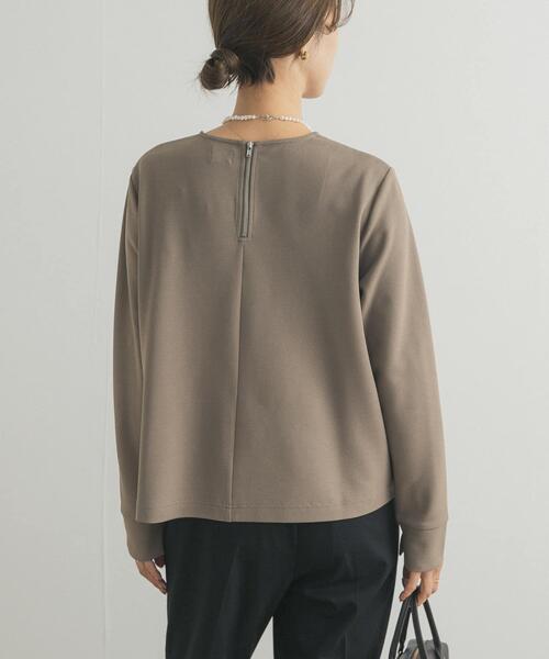 URBAN RESEARCH DOORS（アーバンリサーチドアーズ）の「『UR TECH』ジョーゼットバックZIPPO（Tシャツ/カットソー・レディース・ネイビー/ベージュ系その他・FREE）」の7枚目の写真