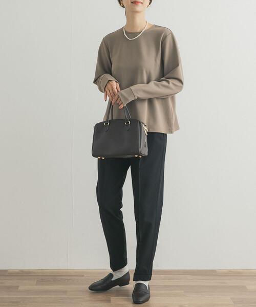 URBAN RESEARCH DOORS（アーバンリサーチドアーズ）の「『UR TECH』ジョーゼットバックZIPPO（Tシャツ/カットソー・レディース・ネイビー/ベージュ系その他・FREE）」の8枚目の写真