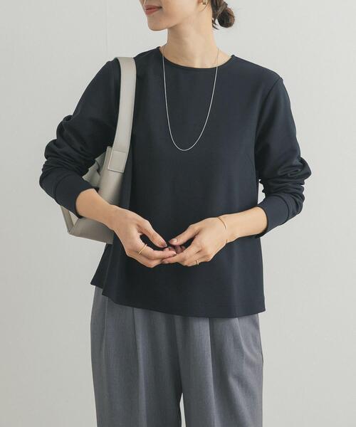 URBAN RESEARCH DOORS（アーバンリサーチドアーズ）の「『UR TECH』ジョーゼットバックZIPPO（Tシャツ/カットソー・レディース・ネイビー/ベージュ系その他・FREE）」の20枚目の写真