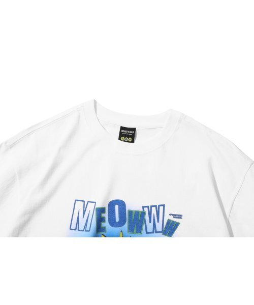 CPGN STUDIO（コンパーニョ）の「[20番手] DTPミャオキャット半袖Tシャツホワイト（Tシャツ/カットソー・レディース・その他・LARGE）」の4枚目の写真